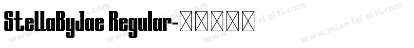 SteLLaByJae Regular字体转换